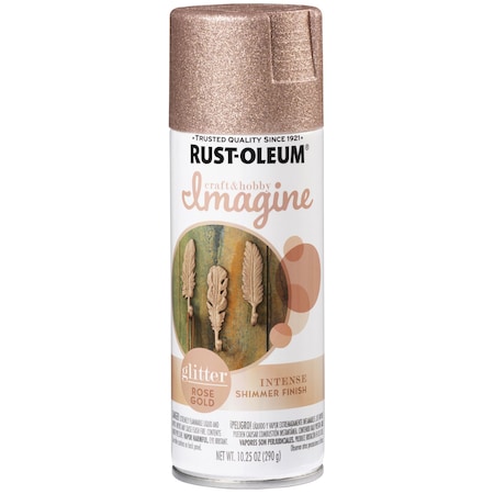 Rust-Oleum Rust-Oleum Imagine Glitter Rose Gold Spray Paint 10.25 oz 354068
